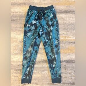 Under Armour Kids Teal and Black Joggers